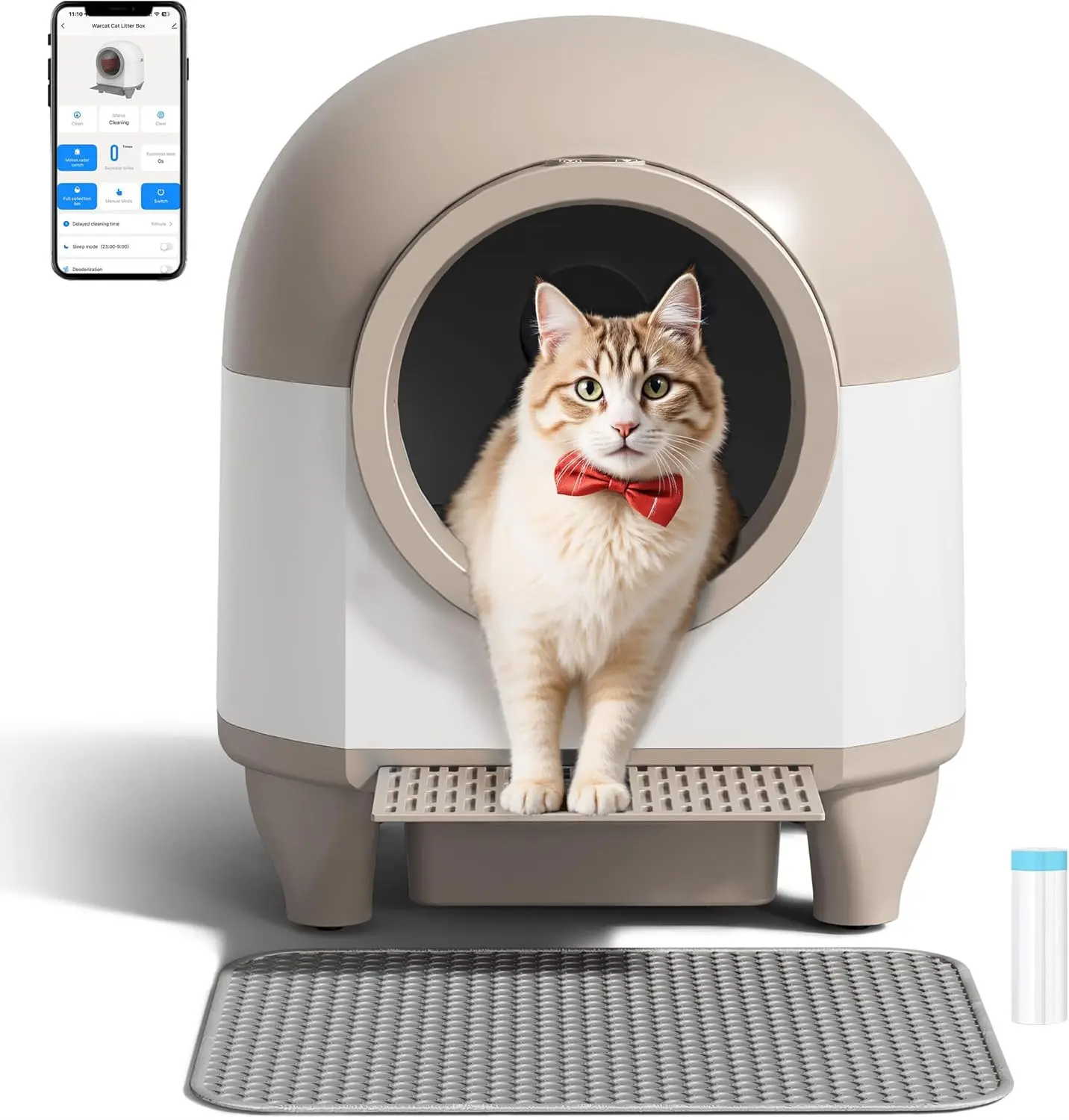 WARCAT Self Cleaning Litter Box Automatic, 90 L